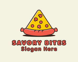 Sausage - Sausage Pizza Restaurant logo design