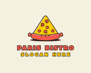 Sausage Pizza Restaurant  logo design