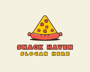 Sausage Pizza Restaurant  logo design