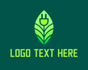 Herbal - Power Plant Socket logo design