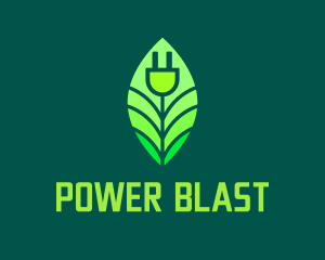 Power Plant Socket  logo design