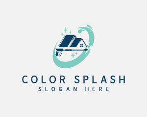 Pressure Washing Home Sanitation  logo design