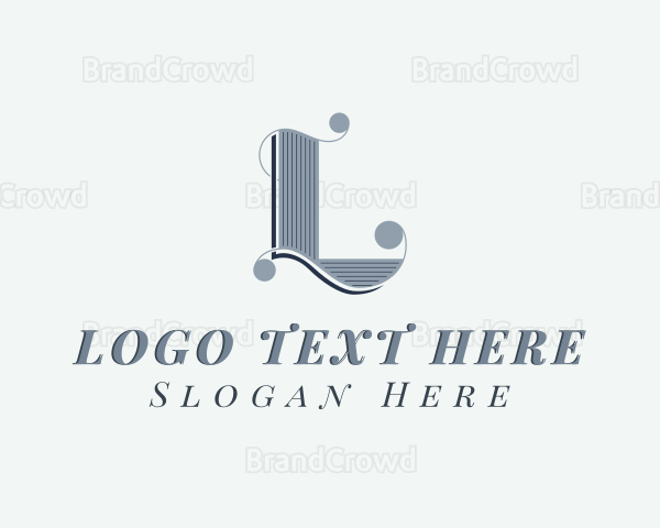 Artisanal Artistic Boutique Letter L Logo