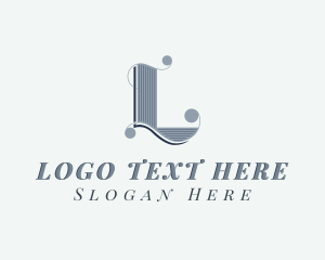 Boutique - Artisanal Artistic Boutique Letter L logo design