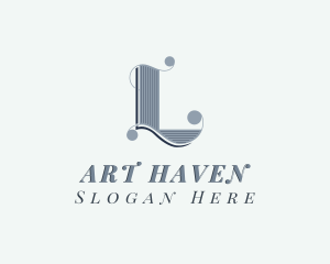 Gallery - Artisanal Artistic Boutique Letter L logo design