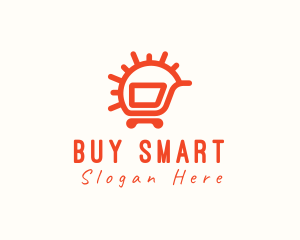 Sunny Shopping Cart logo design