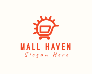 Sunny Shopping Cart logo design