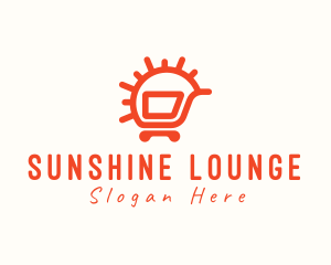 Sunny Shopping Cart logo design