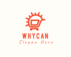 Convenience Store - Sunny Shopping Cart logo design