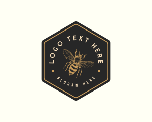 Harvest - Bee Organic Apothecary logo design