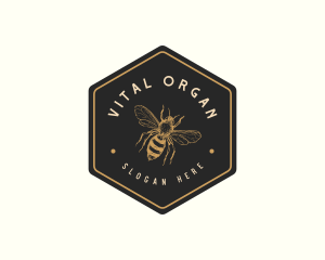 Bee Organic Apothecary logo design