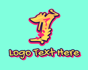 Teenager - Graffiti Art Number 1 logo design