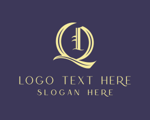 Hotel - Elegant Luxury Hotel Letter Q logo design