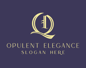 Baroque - Elegant Luxury Hotel Letter Q logo design
