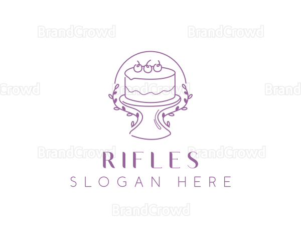 Floral Sweet Cake Logo