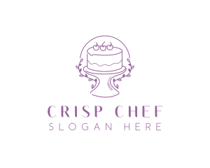 Floral Sweet Cake logo design