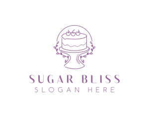 Sweet - Floral Sweet Cake logo design