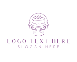 Floral Sweet Cake Logo