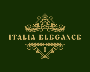 Elegant Floral Decoration logo design