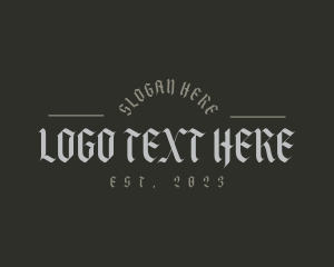 Old School Gothic Brand Logo