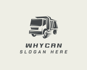 Truck - Transport Dump Truck logo design