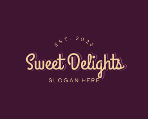 Sweets Cursive Business logo design