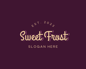 Sweets Cursive Business logo design