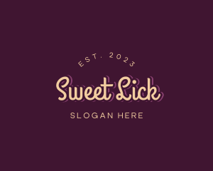 Sweets Cursive Business logo design