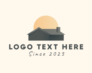 Moving - Sunset Home Residence logo design