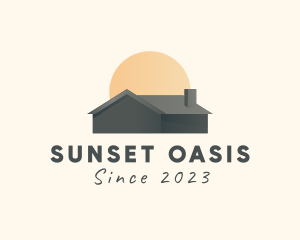 Sunset Home Residence logo design