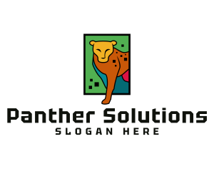 Digital Safari Jaguar logo design