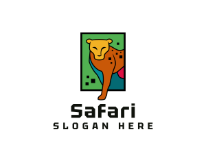 Digital Safari Jaguar logo design