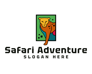 Digital Safari Jaguar logo design