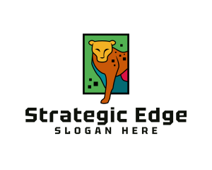 Online - Digital Safari Jaguar logo design