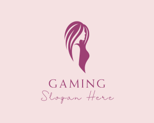 Woman Hair Beauty Salon Logo