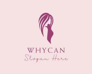 Woman Hair Beauty Salon Logo