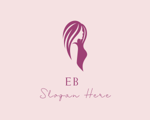 Feminine - Woman Hair Beauty Salon logo design