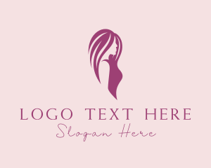 Hairdresser - Woman Hair Beauty Salon logo design