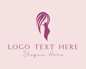 Woman Hair Beauty Salon Logo