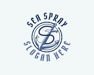 Coastal Anchor Letter S logo design