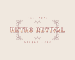 Vintage - Vintage Decorative Ornament logo design