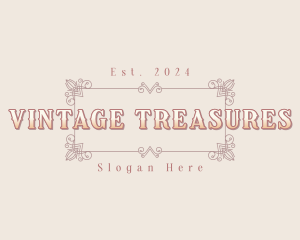 Vintage Decorative Ornament logo design