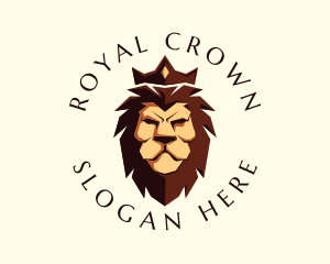 Monarch - Monarch Crown Lion logo design