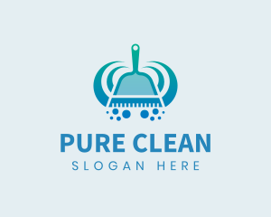 Cleanser - Janitor Cleaning Maintenance logo design