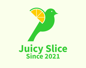 Sparrow Lemon Slice  logo design