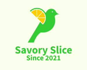 Sparrow Lemon Slice  logo design