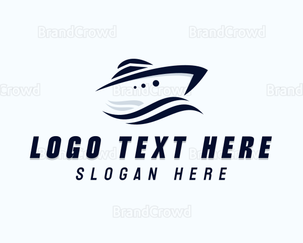 Ferry Boat Ship Logo