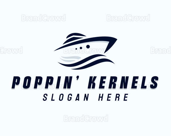 Ferry Boat Ship Logo