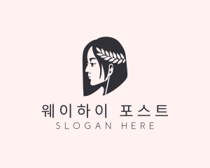 Woman Beauty Stylist  logo design