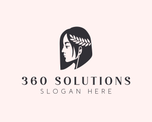 Woman Beauty Stylist  logo design